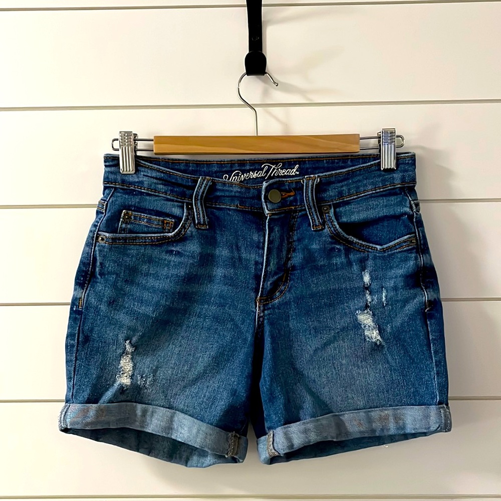 Universal Thread Mid-rise Boyfriend Jean Shorts